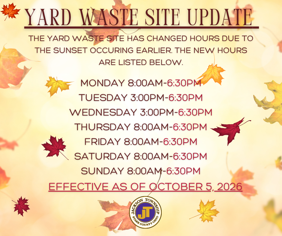 YARD WASTE UPDATE